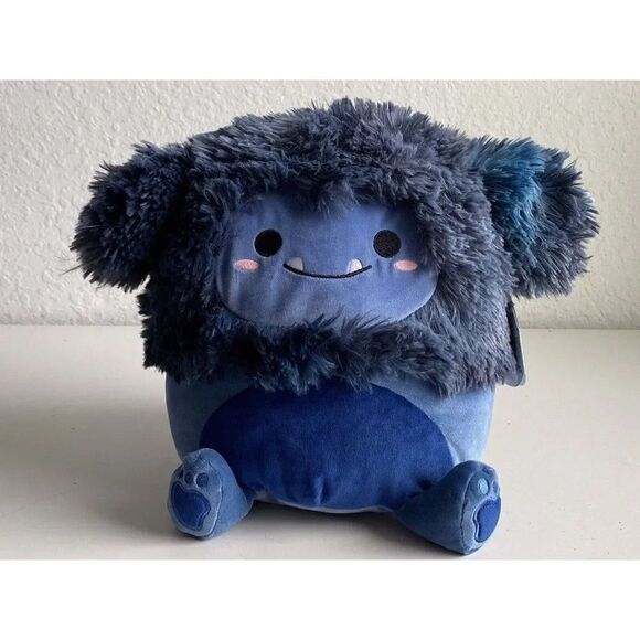 Squishmallows DANI The Bigfoot Yeti 11” Navy Blue Soft Plush Fluffy NEW - Picture 1 of 10